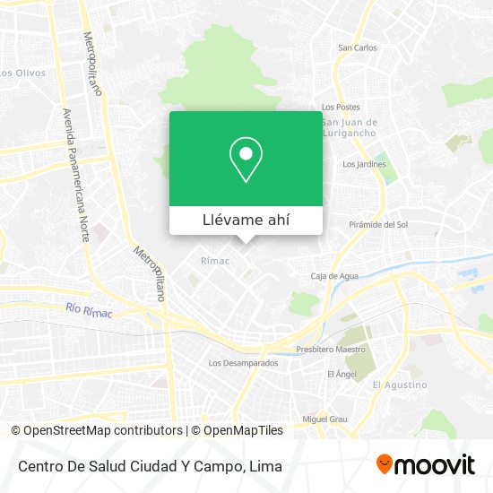 Mapa de Centro De Salud Ciudad Y Campo