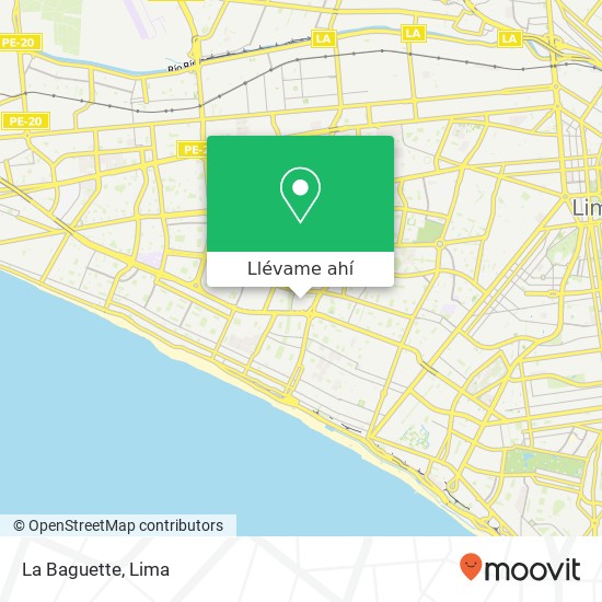 Mapa de La Baguette