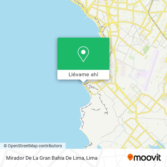 Mapa de Mirador De La Gran Bahía De Lima