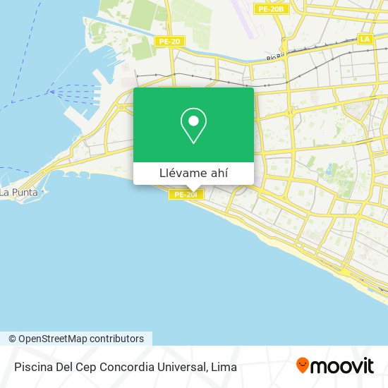 Mapa de Piscina Del Cep Concordia Universal