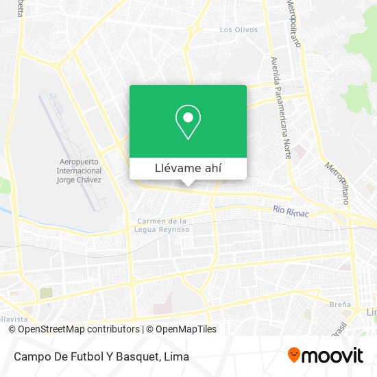 Mapa de Campo De Futbol Y Basquet