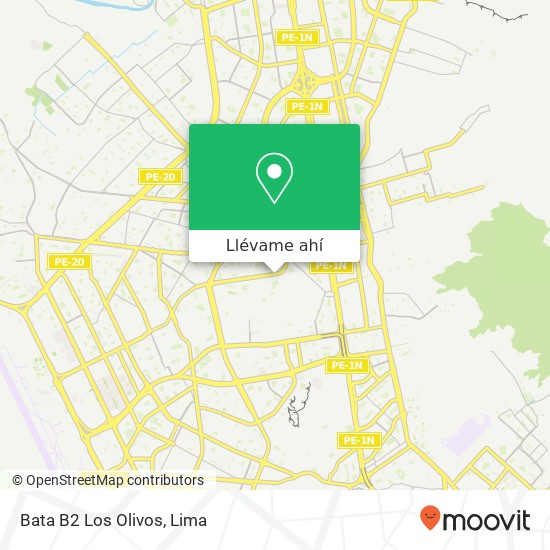 Mapa de Bata B2 Los Olivos