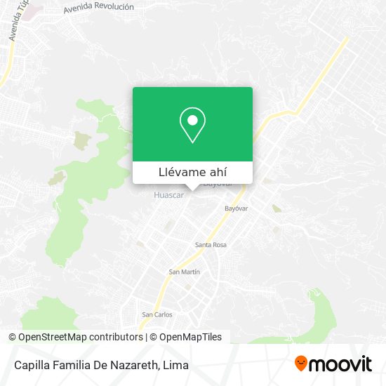 Mapa de Capilla Familia De Nazareth