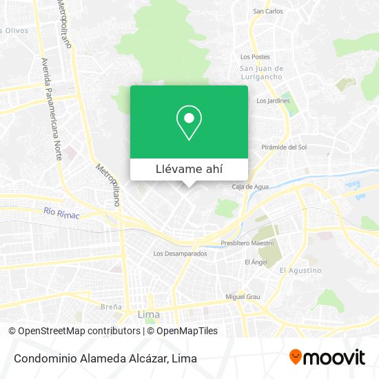 Mapa de Condominio Alameda Alcázar