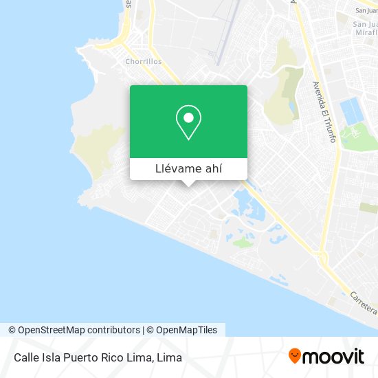 pub amenaza Federal Cómo llegar a Calle Isla Puerto Rico Lima en Chorrillos en Autobús o Metro?