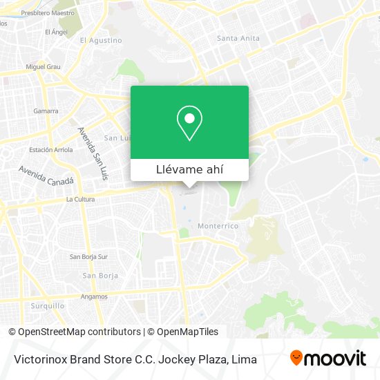 Mapa de Victorinox Brand Store C.C. Jockey Plaza
