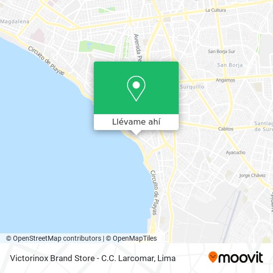 Mapa de Victorinox Brand Store - C.C. Larcomar