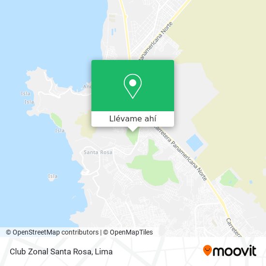 Mapa de Club Zonal Santa Rosa
