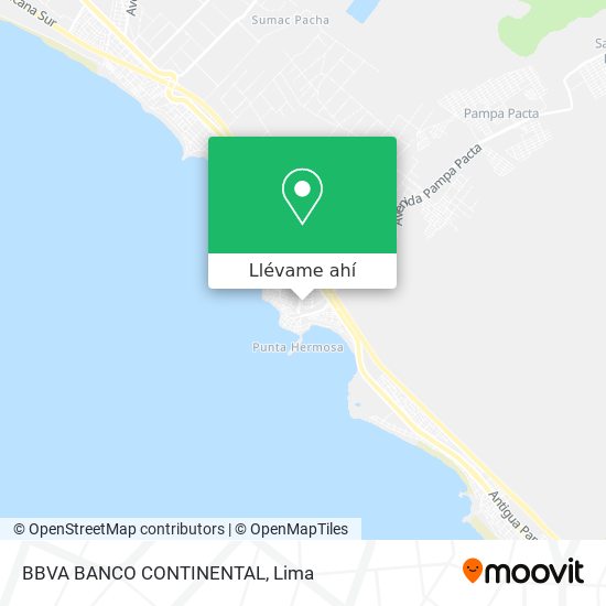 Mapa de BBVA BANCO CONTINENTAL