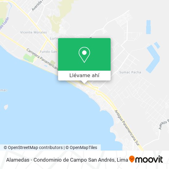 Mapa de Alamedas - Condominio de Campo San Andrés