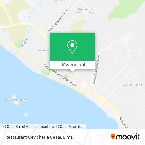 Mapa de Restaurant-Cevicheria Cesar