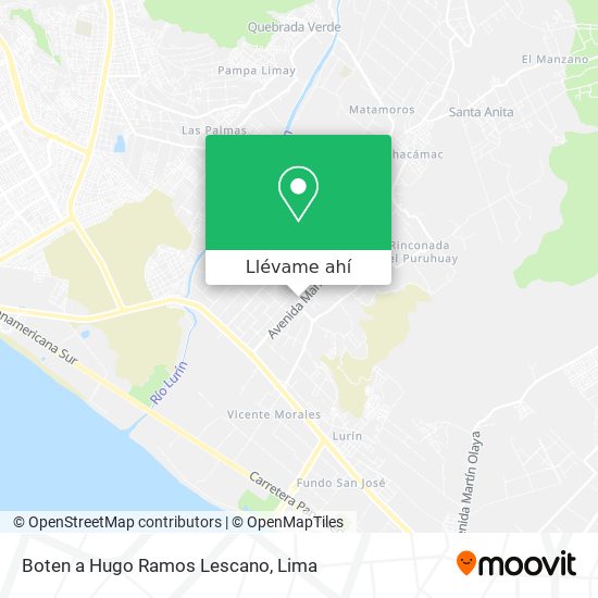 Mapa de Boten a Hugo Ramos Lescano