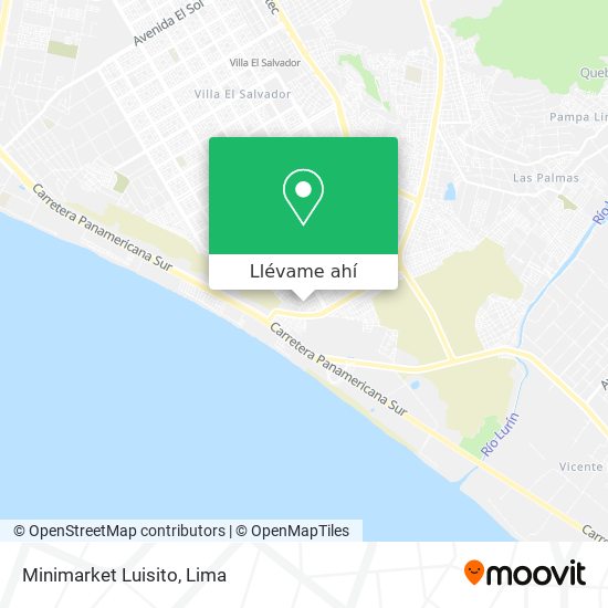 Mapa de Minimarket Luisito