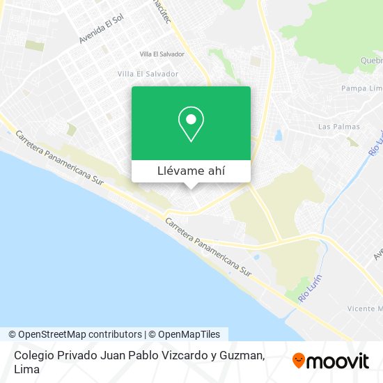Mapa de Colegio Privado Juan Pablo Vizcardo y Guzman