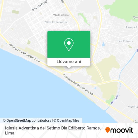 Mapa de Iglesia Adventista del Setimo Dia Edilberto Ramos