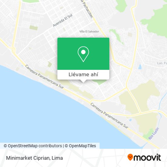 Mapa de Minimarket Ciprian