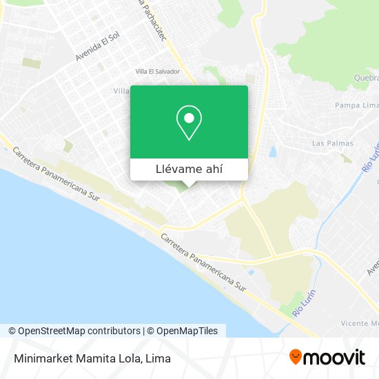 Mapa de Minimarket Mamita Lola