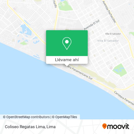 Mapa de Coliseo Regatas Lima