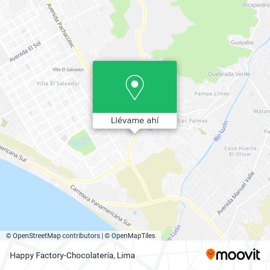 Mapa de Happy Factory-Chocolatería