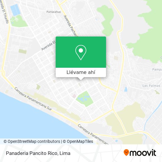 Mapa de Panaderia Pancito Rico