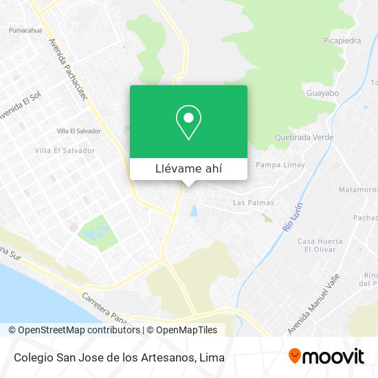 Mapa de Colegio San Jose de los Artesanos