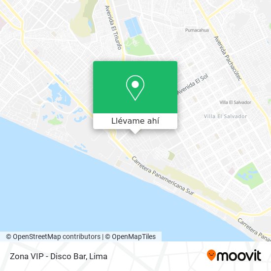 Mapa de Zona VIP - Disco Bar