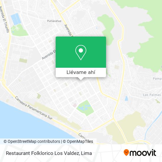 Mapa de Restaurant Folklorico Los Valdez