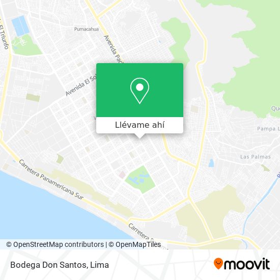 Mapa de Bodega Don Santos