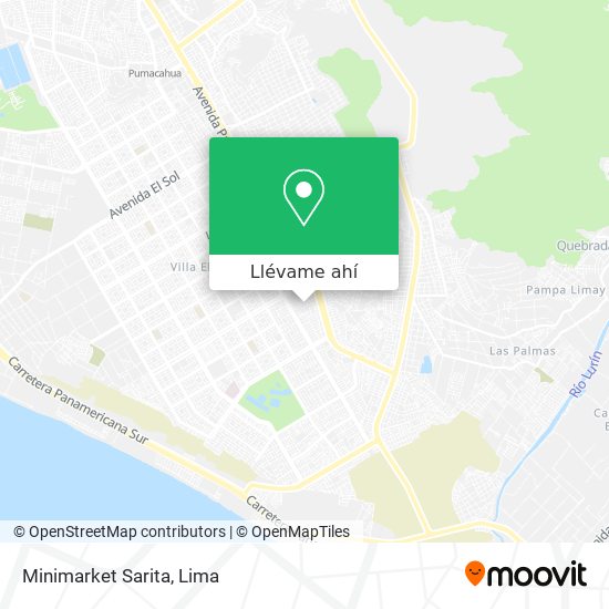Mapa de Minimarket Sarita