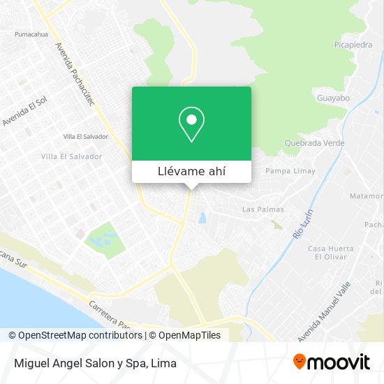 Mapa de Miguel Angel Salon y Spa