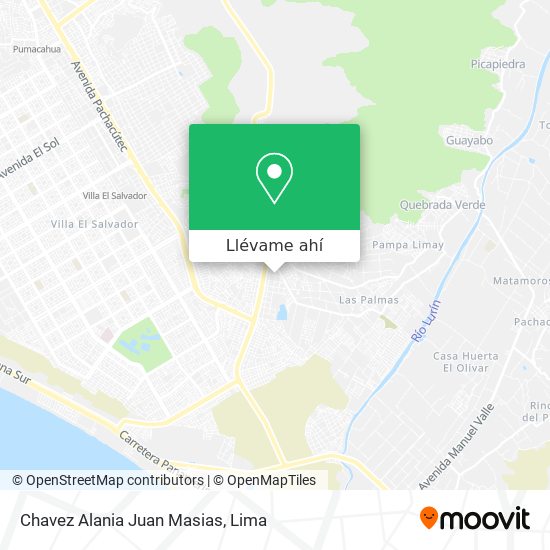 Mapa de Chavez Alania Juan Masias