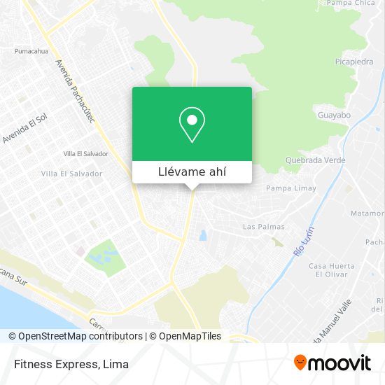 Mapa de Fitness Express