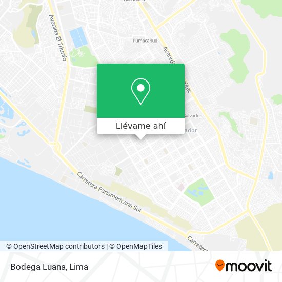 Mapa de Bodega Luana