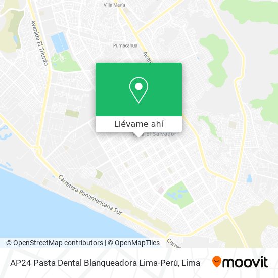 Mapa de AP24 Pasta Dental Blanqueadora Lima-Perú