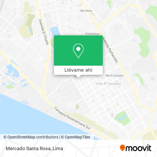 Mapa de Mercado Santa Rosa