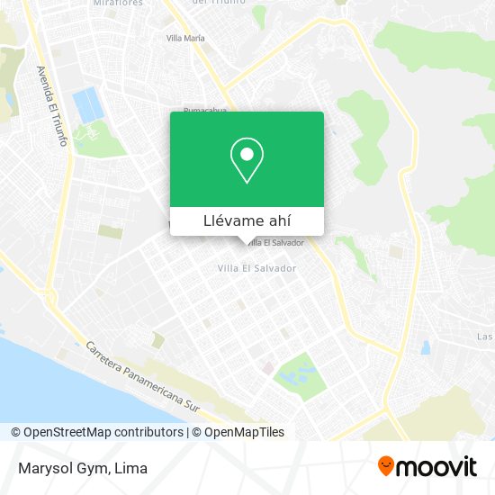 Mapa de Marysol Gym
