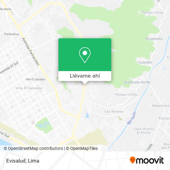 Mapa de Evisalud