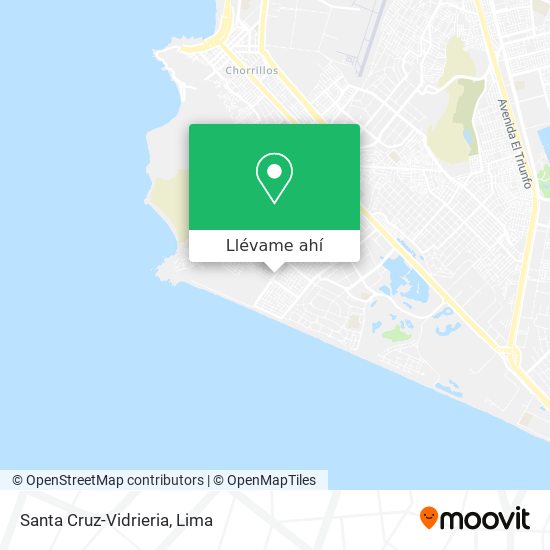 Mapa de Santa Cruz-Vidrieria