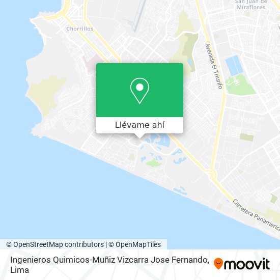 Mapa de Ingenieros Quimicos-Muñiz Vizcarra Jose Fernando
