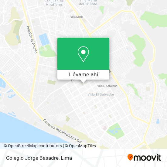 Mapa de Colegio Jorge Basadre