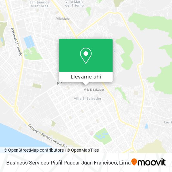 Mapa de Business Services-Pisfil Paucar Juan Francisco