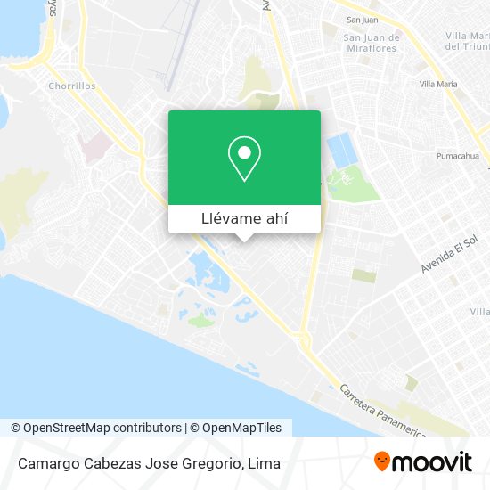 Mapa de Camargo Cabezas Jose Gregorio
