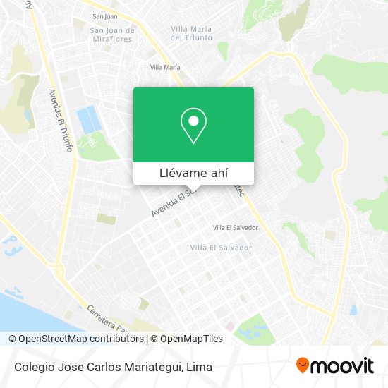 Mapa de Colegio Jose Carlos Mariategui