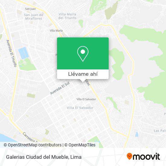 Mapa de Galerias Ciudad del Mueble