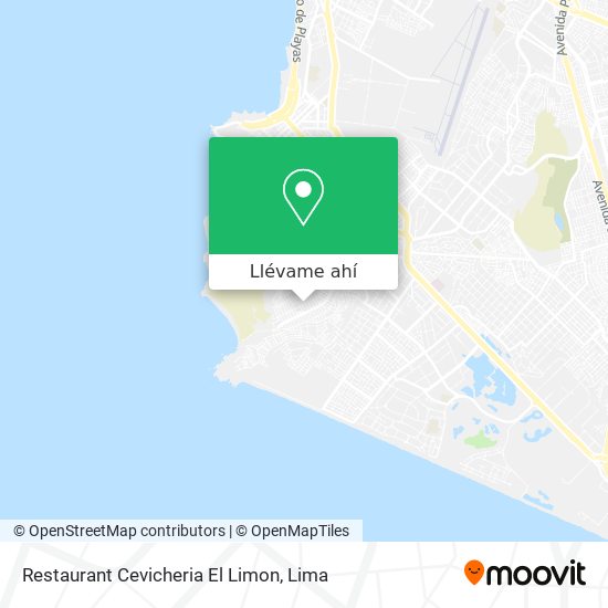 Mapa de Restaurant Cevicheria El Limon