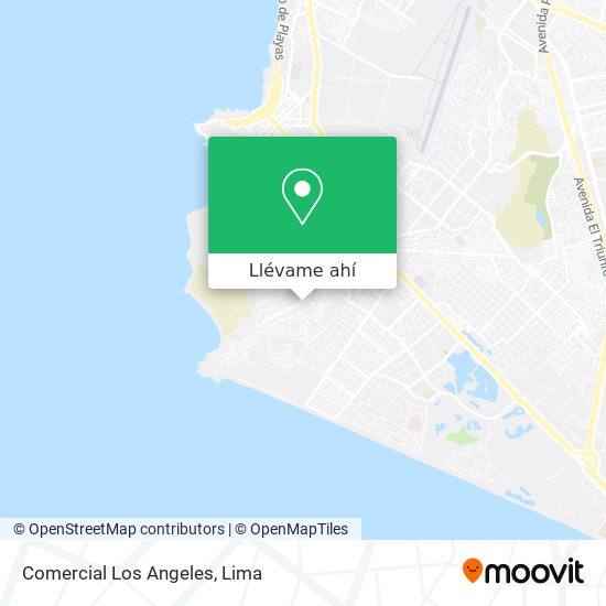 Mapa de Comercial Los Angeles