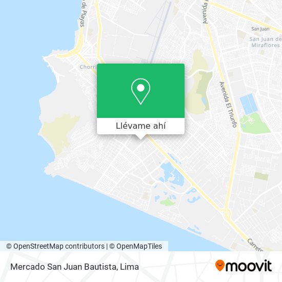 Mapa de Mercado San Juan Bautista
