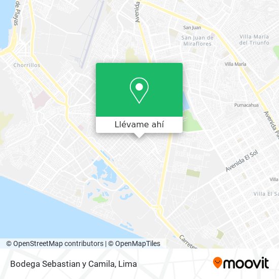 Mapa de Bodega Sebastian y Camila