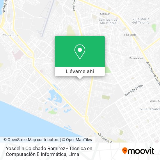 Mapa de Yosselin Colchado Ramírez - Técnica en Computación E Informática
