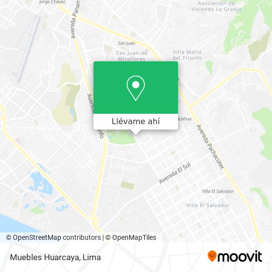 Mapa de Muebles Huarcaya